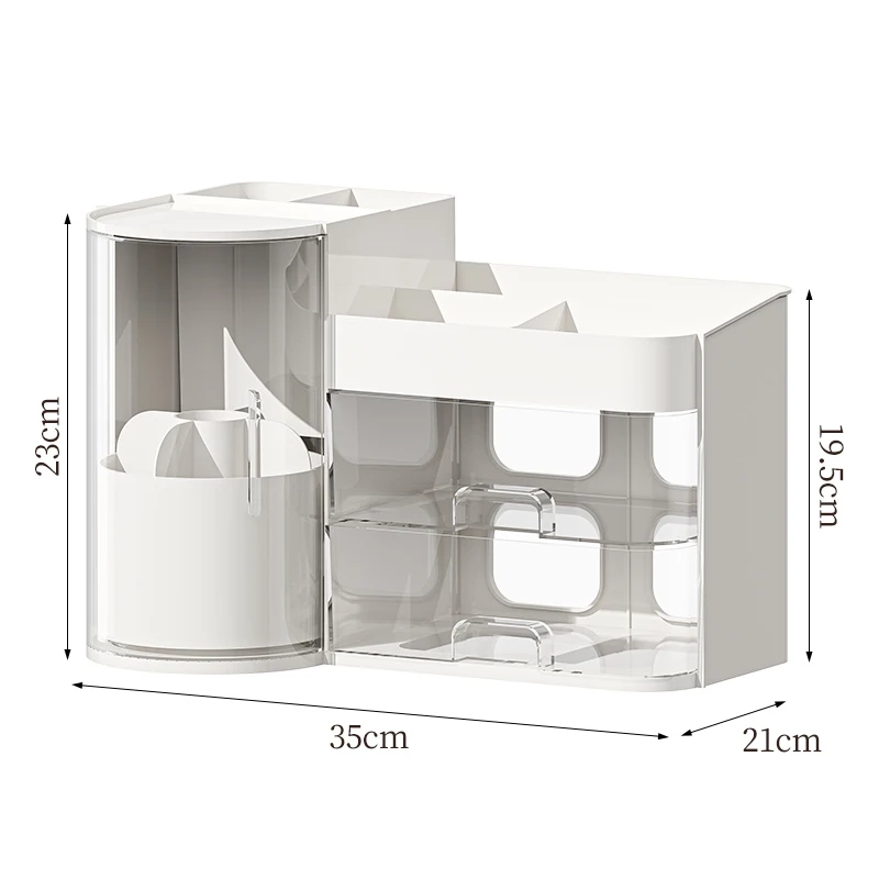 Large Capacity Makeup and Skincare Organizer Box - Image 5
