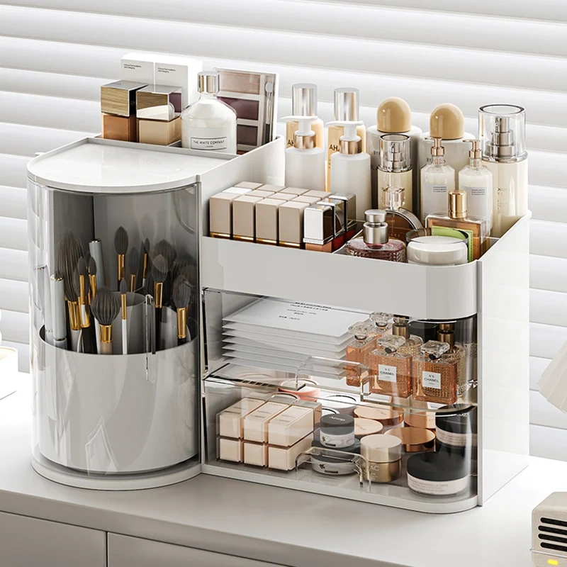 Large Capacity Makeup and Skincare Organizer Box - Image 2