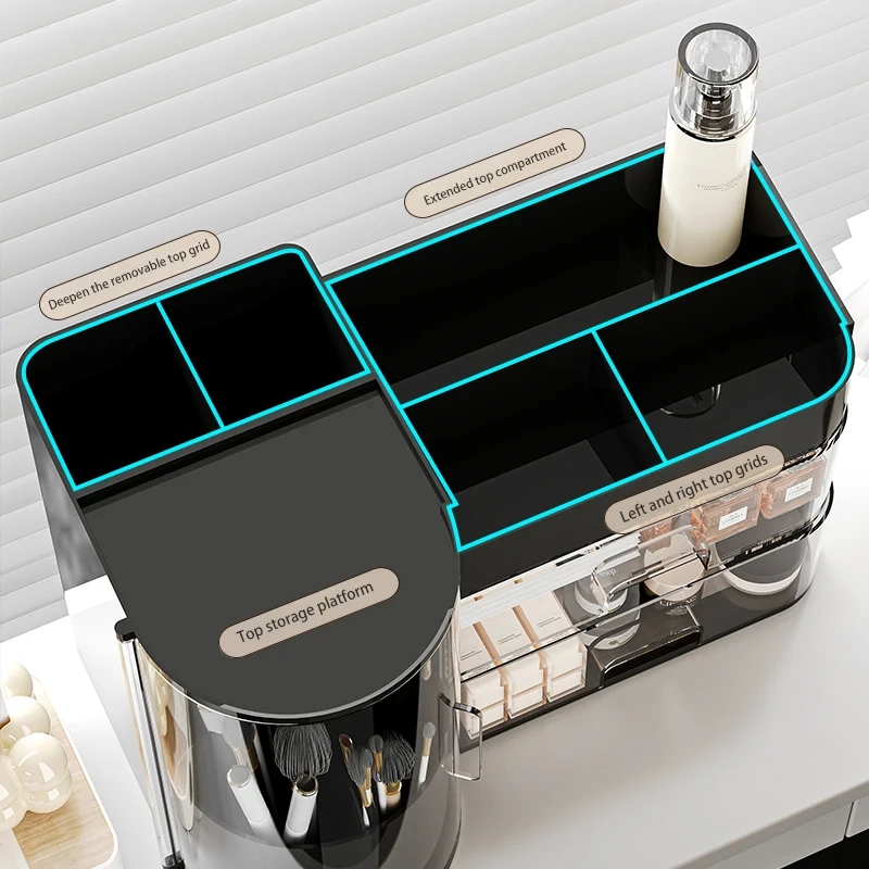 Large Capacity Makeup and Skincare Organizer Box - Image 4