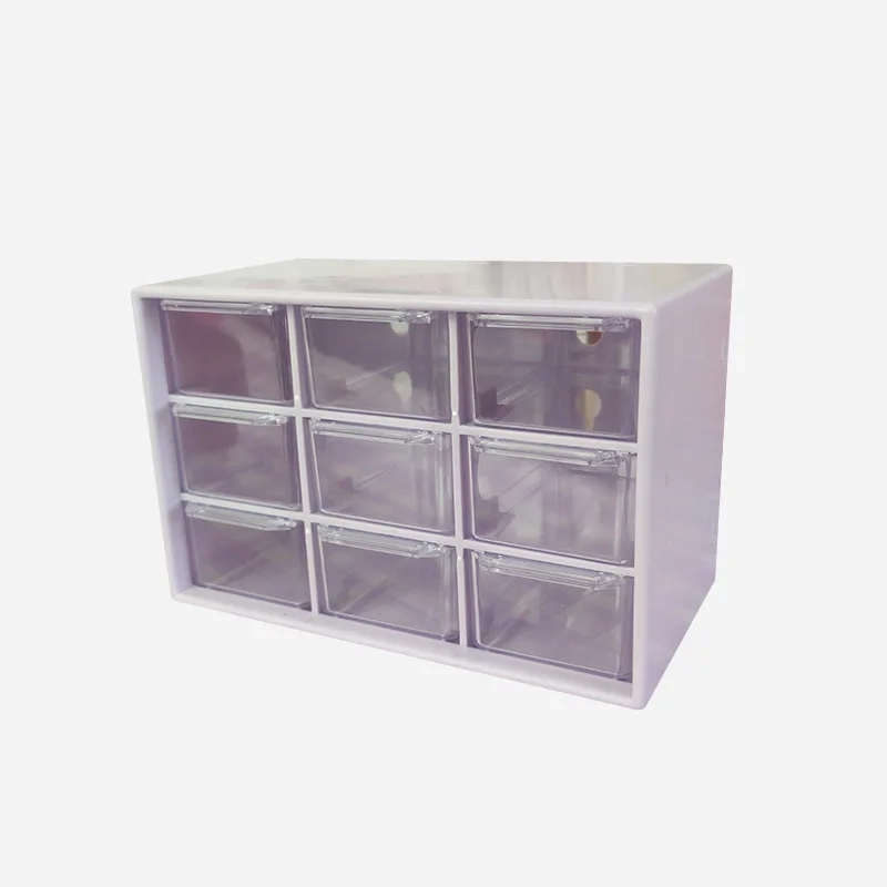 Clear Desktop Jewelry and Cosmetics Drawer Organizer - Image 2