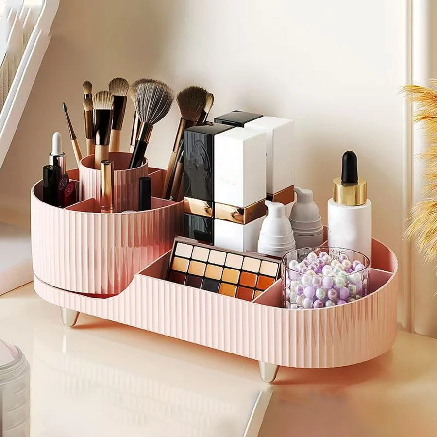 360° Rotating Large Capacity Makeup Organizer - Image 4