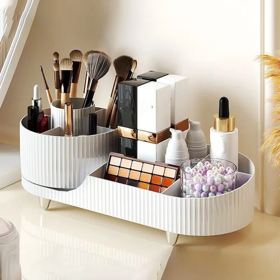 360° Rotating Large Capacity Makeup Organizer