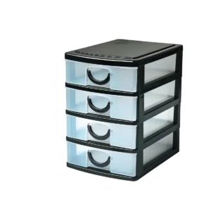 4-Layer Clear Jewelry and Earring Drawer Organizer