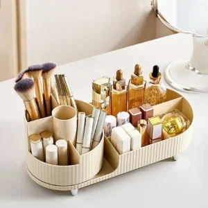 Rotating Makeup and Cosmetic Organizer Box