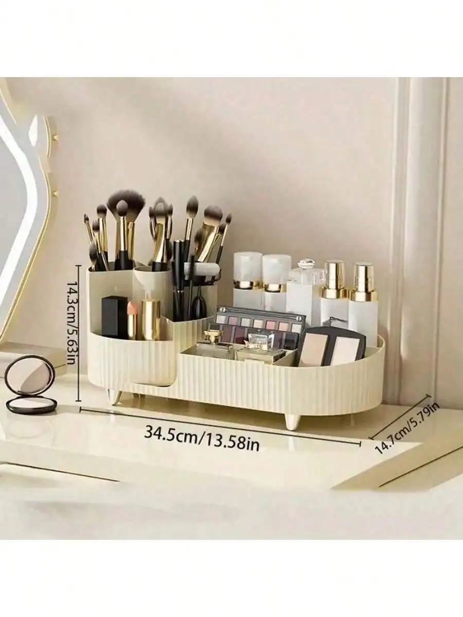 Rotating Makeup and Cosmetic Organizer Box - Image 4