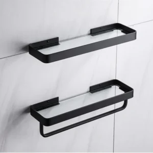 Wall-Mounted Aluminum Corner Shelf