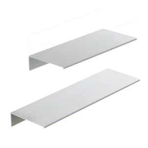 No-Drill Metal Wall Shelf