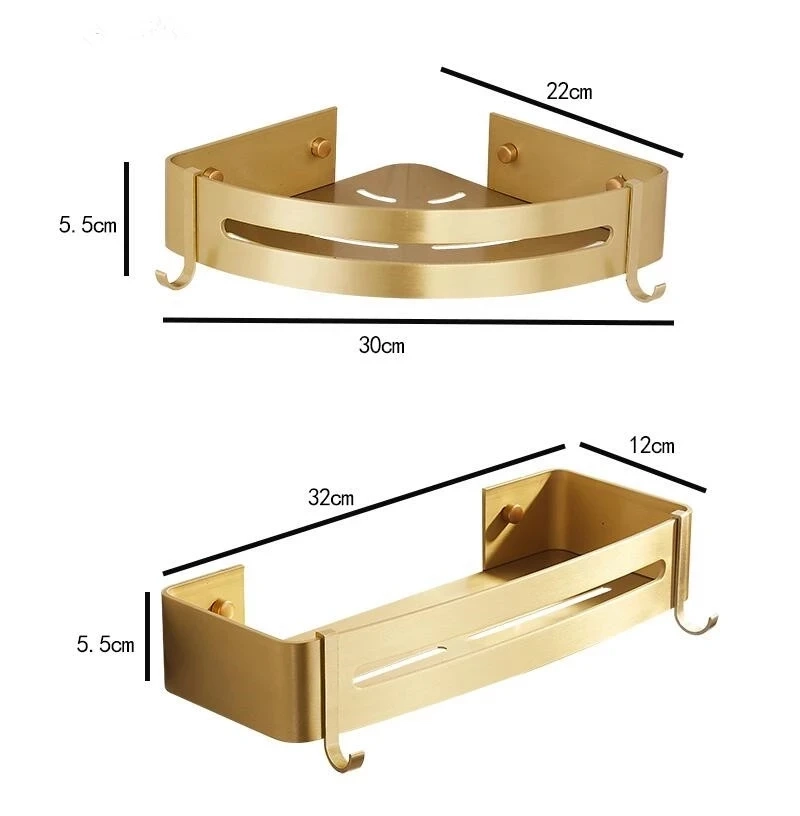 Aluminum Corner Shower Shelf - Image 2