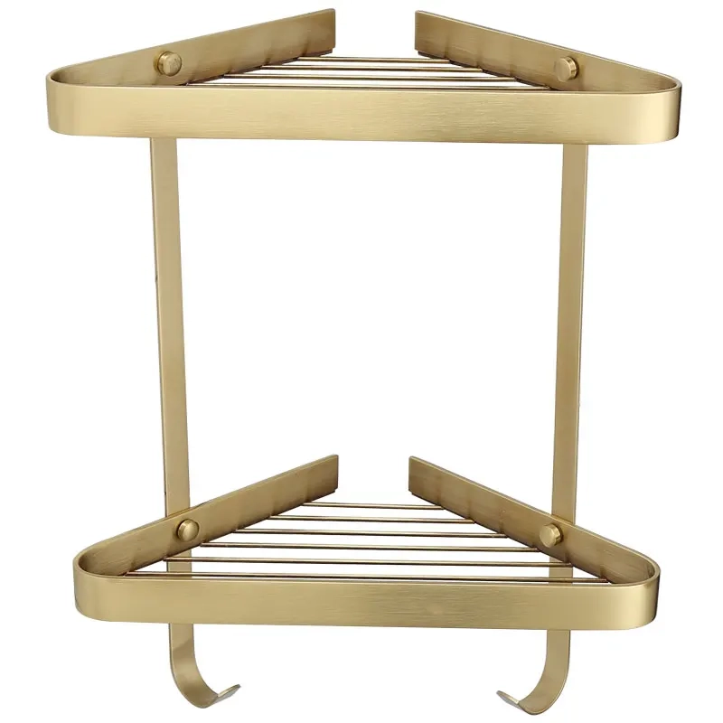 Brass Corner Shelf