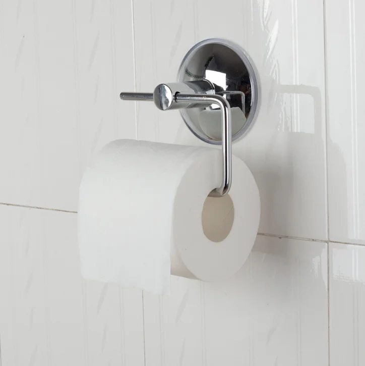No-Drill Stainless Steel Wall Mounted Toilet Paper Holder