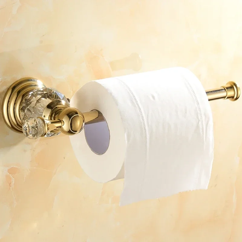 Crystal Accent Wall Mounted Toilet Paper Holder - Image 6