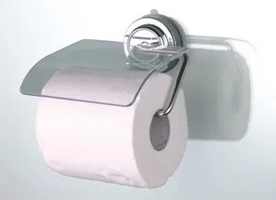 Removable Suction Cup Stainless Steel Toilet Paper Holder - Image 2