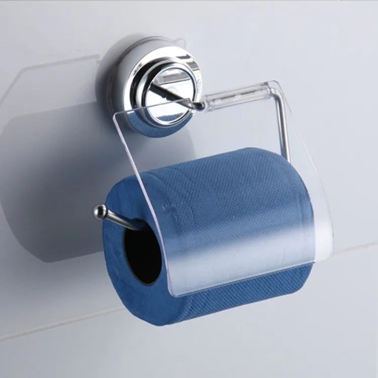 Removable Suction Cup Stainless Steel Toilet Paper Holder - Image 6