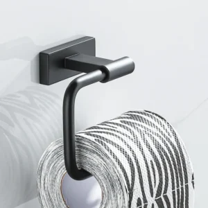 Matte Black Toilet Paper Holder