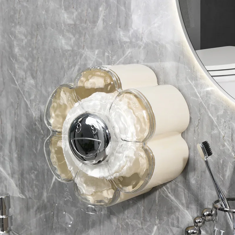 Floral Wall Mounted Tissue Holder Rack - Image 7