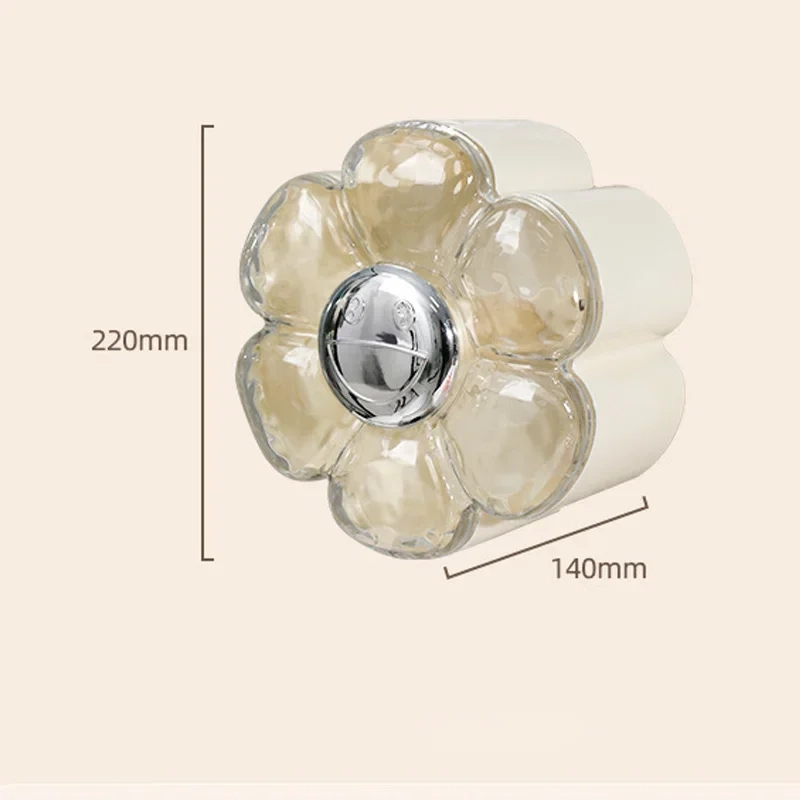 Floral Wall Mounted Tissue Holder Rack - Image 6