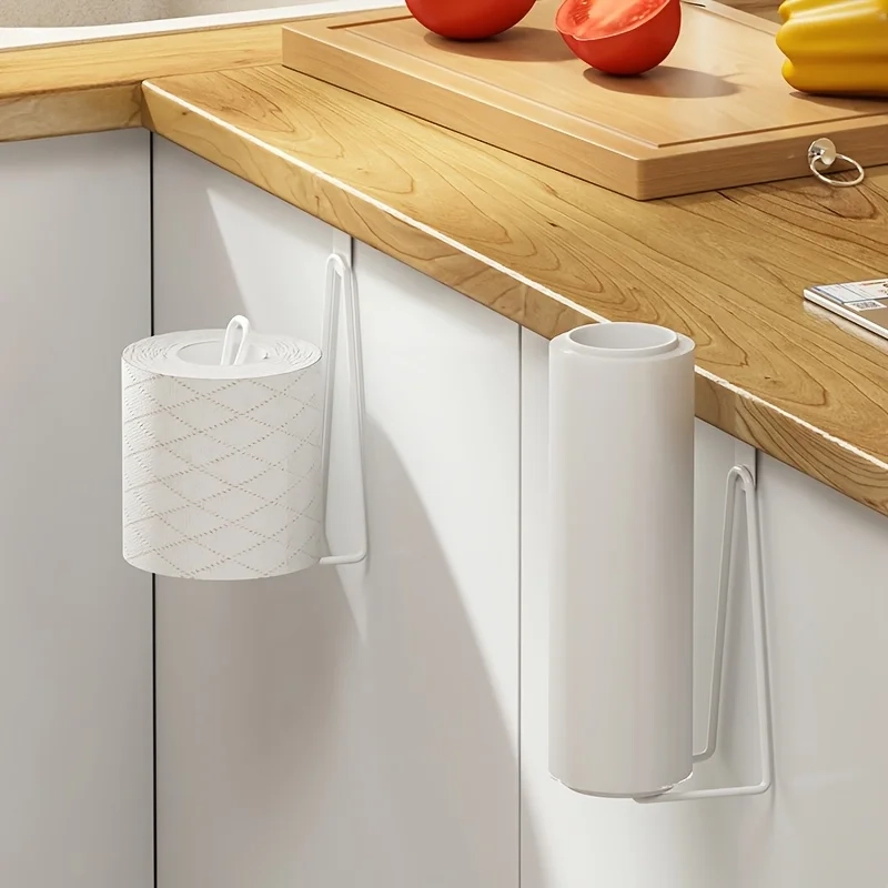 No-Drill Aluminum Toilet Paper Holder - Image 2