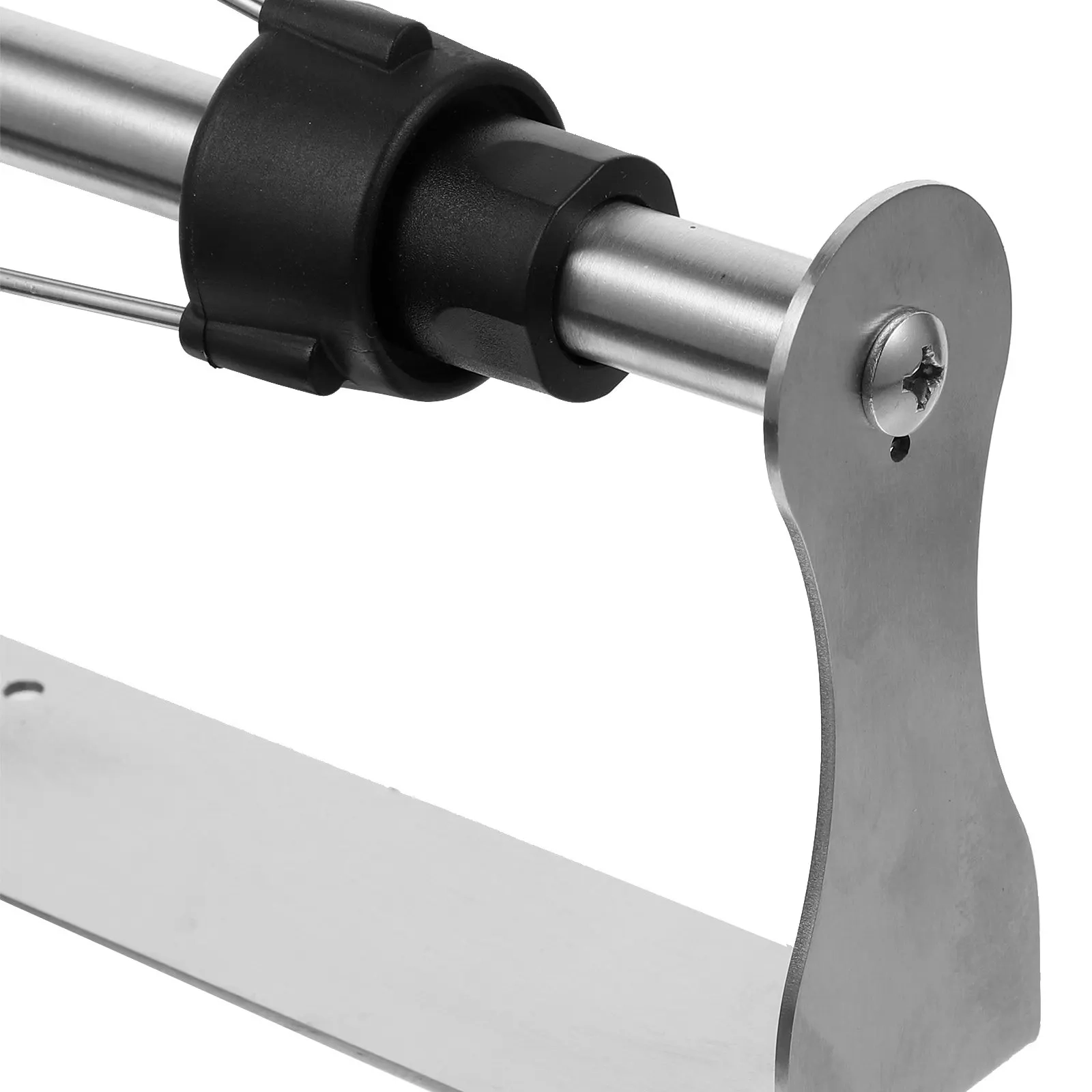 No-Drill Wall Mounted Paper Holder with Shelf - Image 3