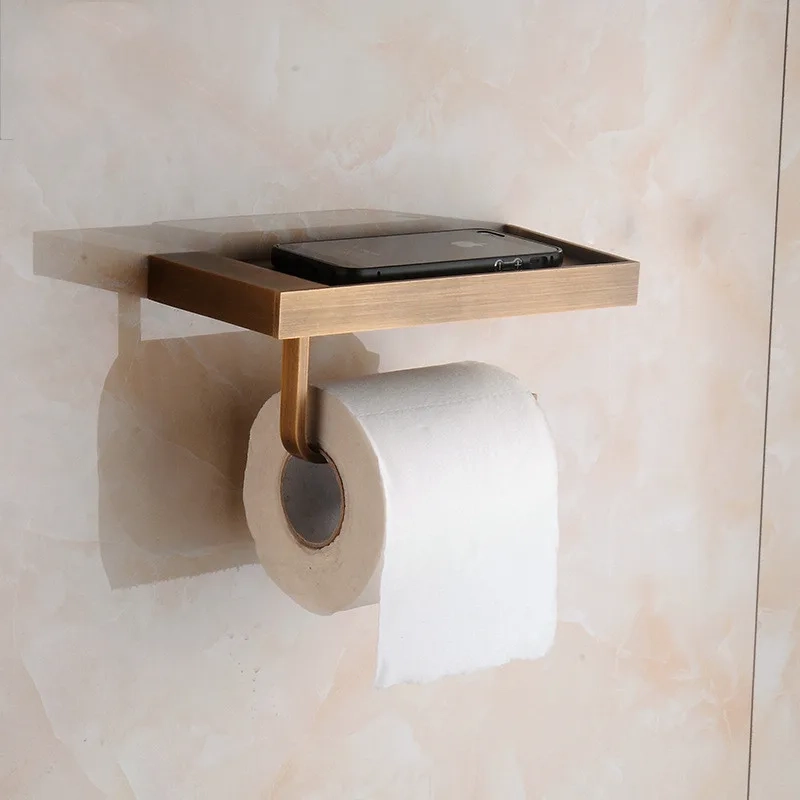 Solid Brass Toilet Paper Holder - Image 4