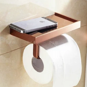 Solid Brass Toilet Paper Holder