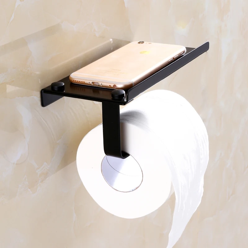 Toilet Paper Holder with Shelf - Image 7