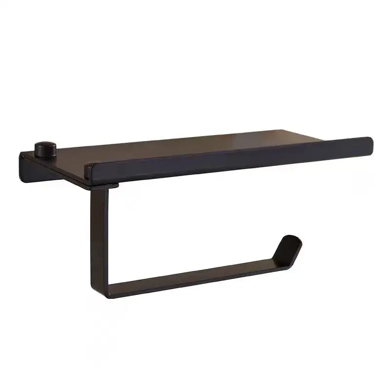 Toilet Paper Holder with Shelf - Image 4