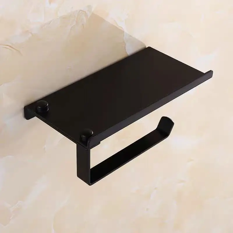 Toilet Paper Holder with Shelf - Image 5