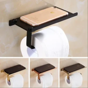 Toilet Paper Holder with Shelf