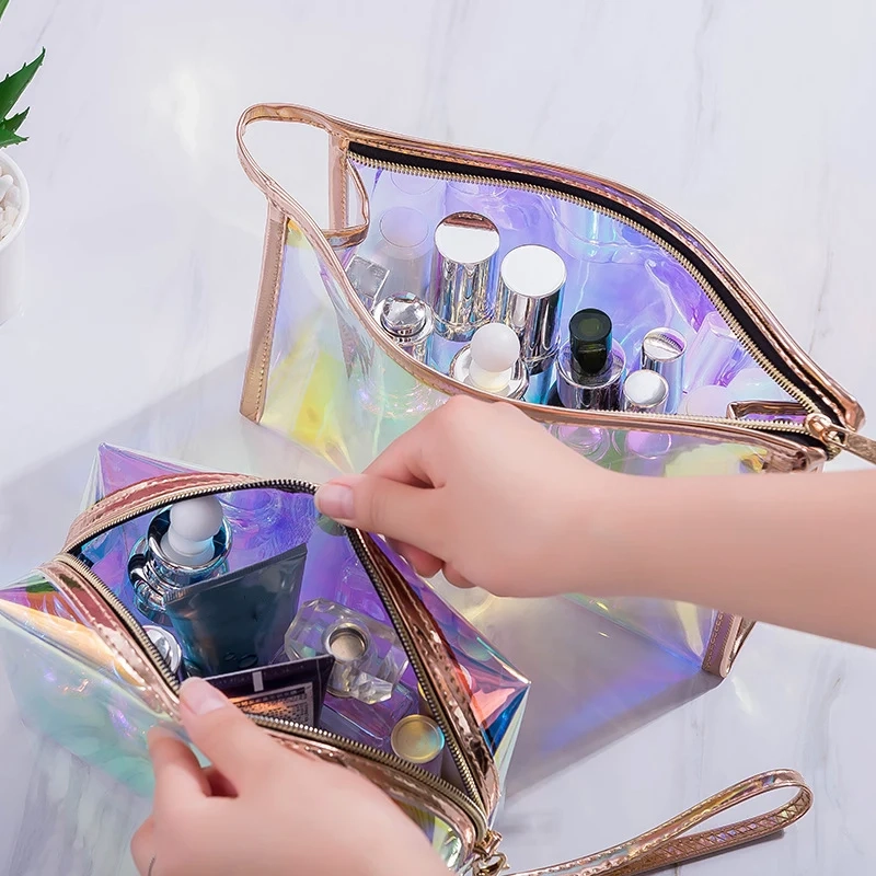 Transparent Waterproof PVC Toiletry Cosmetic Bag - Image 6