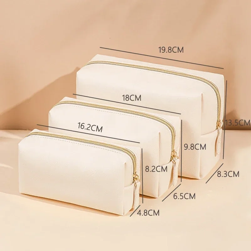 Waterproof PU Leather Makeup and Toiletry Bag - Image 2