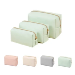 Waterproof PU Leather Makeup and Toiletry Bag