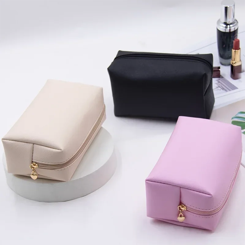 Waterproof PU Leather Cosmetic Toiletry Bag - Image 3