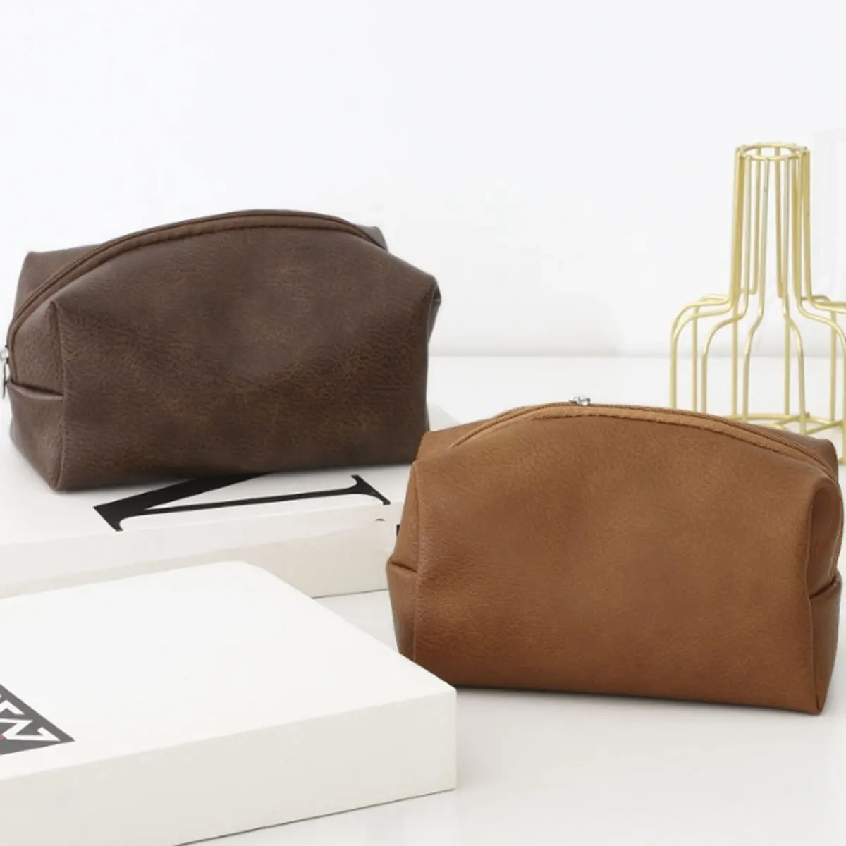 Large Capacity PU Makeup Toiletry Bag