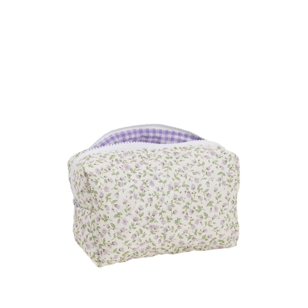 Quilted Floral Large Capacity Toiletry Bag - Image 4