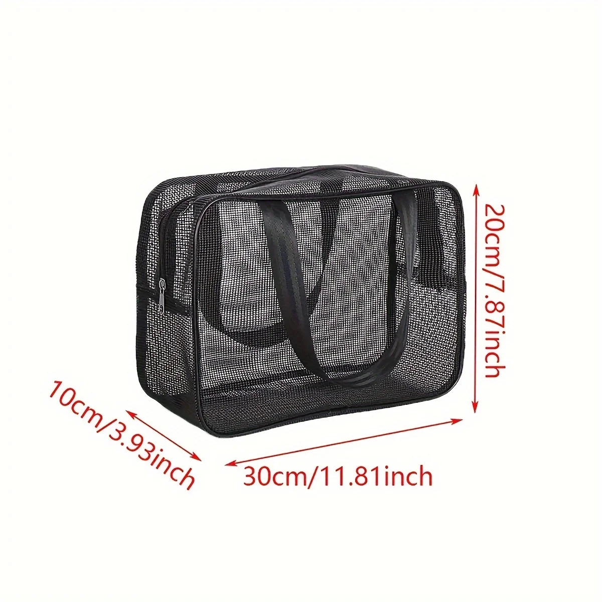 Large Capacity Mesh Shower Caddy Toiletry Bag - Image 2