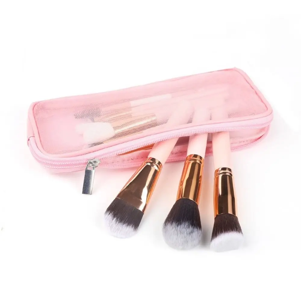 Mesh Makeup Brush Organizer Toiletry Bag - Image 4