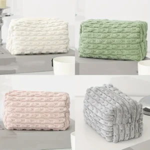 Plush Large Capacity Makeup Toiletry Bag