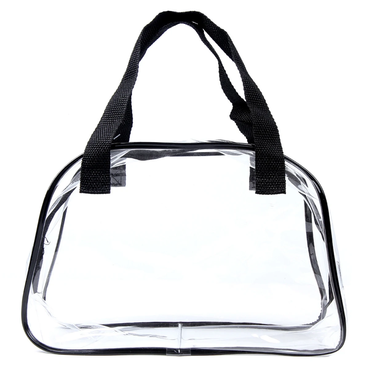 Striped Zippered Travel Toiletry Bag - Image 2