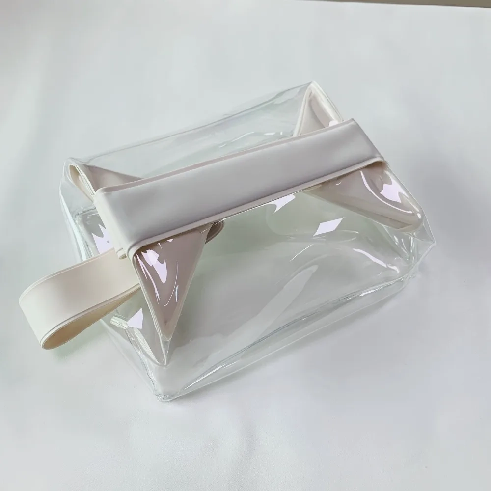 Clear PVC Magnetic Closure Toiletry Bag - Image 3