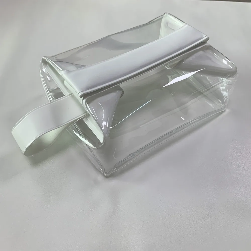 Clear PVC Magnetic Closure Toiletry Bag - Image 4