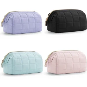 Quilted Cloud Large Capacity Toiletry Bag