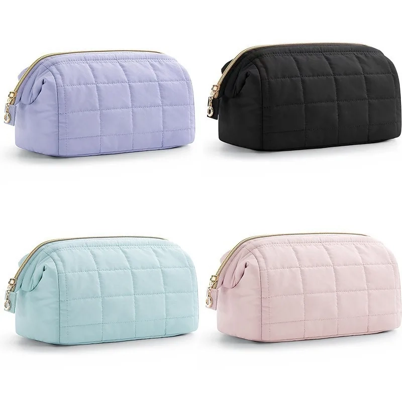 Quilted Cloud Large Capacity Toiletry Bag