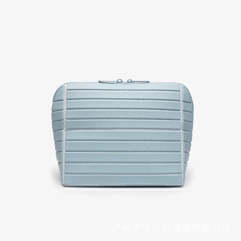 Striped PVC Large Capacity Travel Toiletry Bag - Image 9