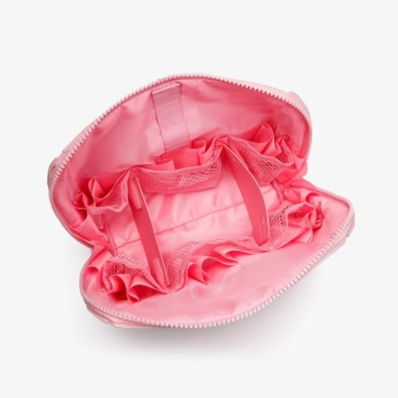 Striped PVC Large Capacity Travel Toiletry Bag - Image 4