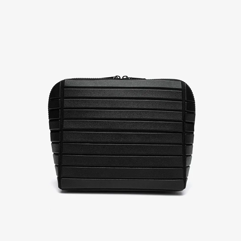 Striped PVC Large Capacity Travel Toiletry Bag - Image 8