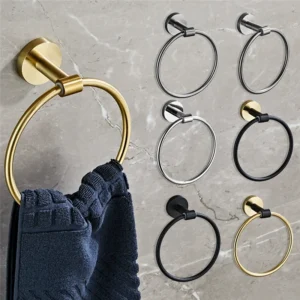 Wall-Mounted Stainless Steel Towel Bar