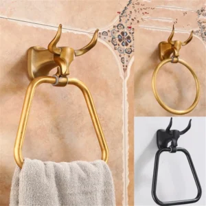 Decorative Wall-Mounted Towel Holder