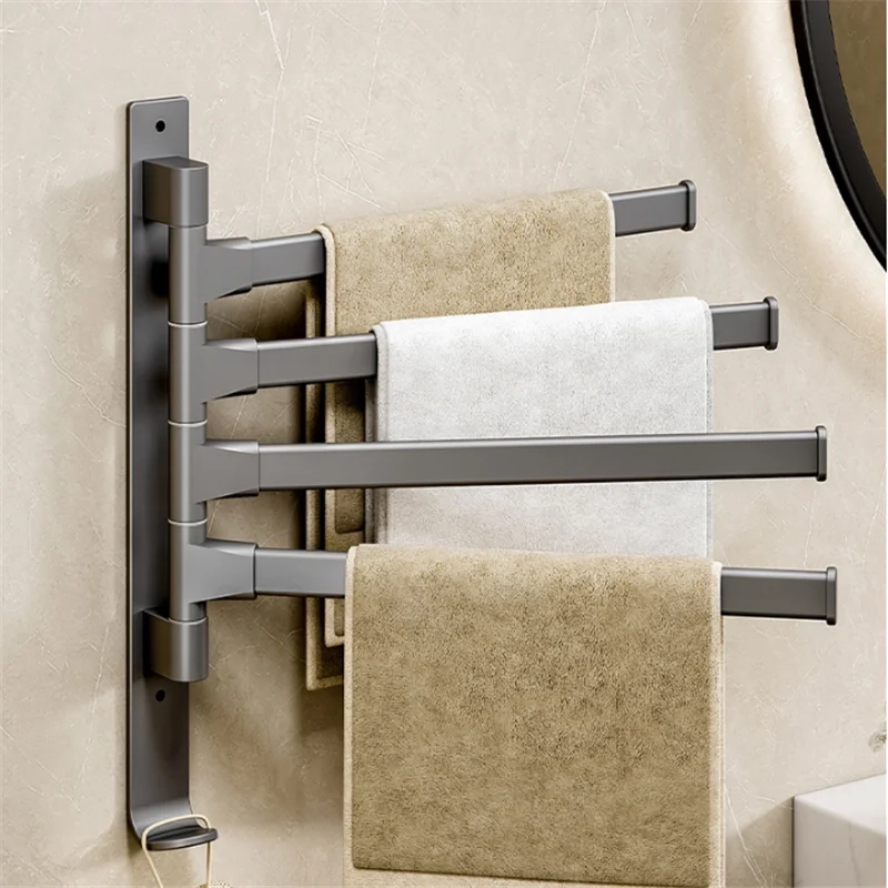 Swivel Wall-Mounted Towel Rack