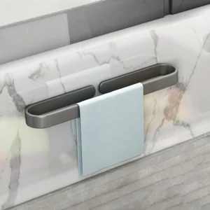 Minimalist Wall-Mounted Towel Bar