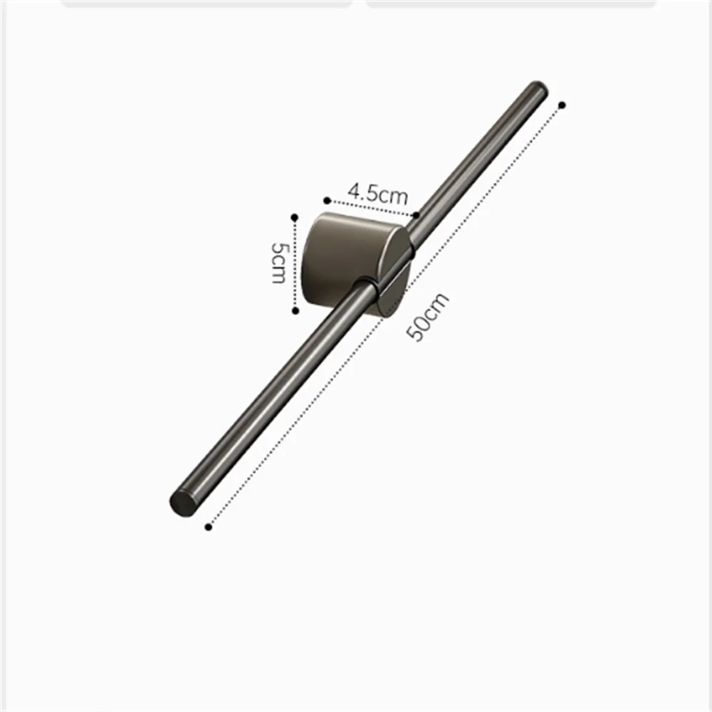 Aluminum Wall-Mounted Towel Rack Shelf - Image 5